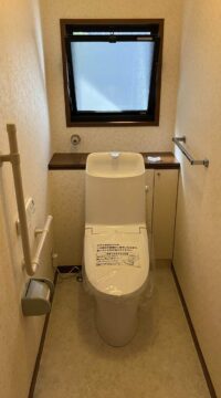 トイレ：宮城県塩釜市　LIXILトイレリフォーム＆床材貼り替え